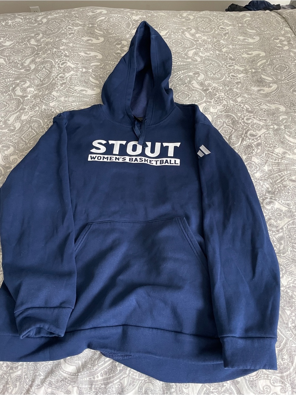 Adidas UW Stout Women's Basketball Men’s Hooded Sweatshirt